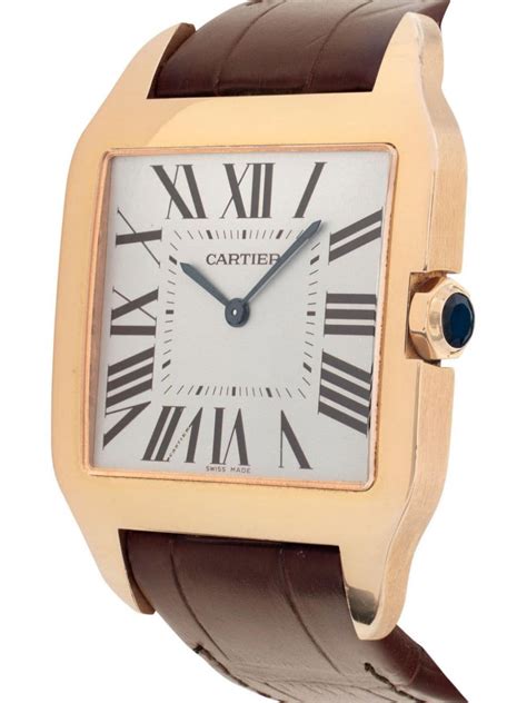 pre-owned cartier santos dumont